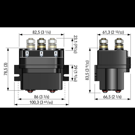 Quick Teleruttore 3 Terminali 12 Volt FTT631512000B00