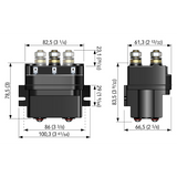 Contactor rápido de 3 terminales, 12 voltios, FTT631512000B00