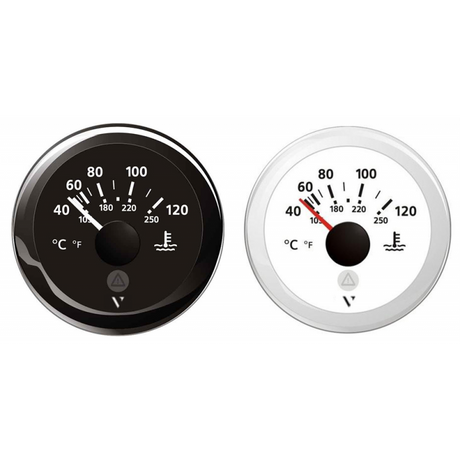 Vdo Termometro Acqua 12/24 V Nero 60235JA