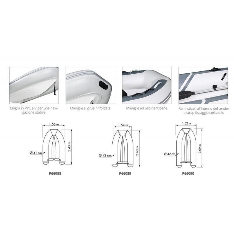 Plastimo Tender Yacht Pri240V 66088