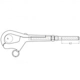 FNI Tenditore a Pellicano Diametro mm 3 M6 S8001-A060603