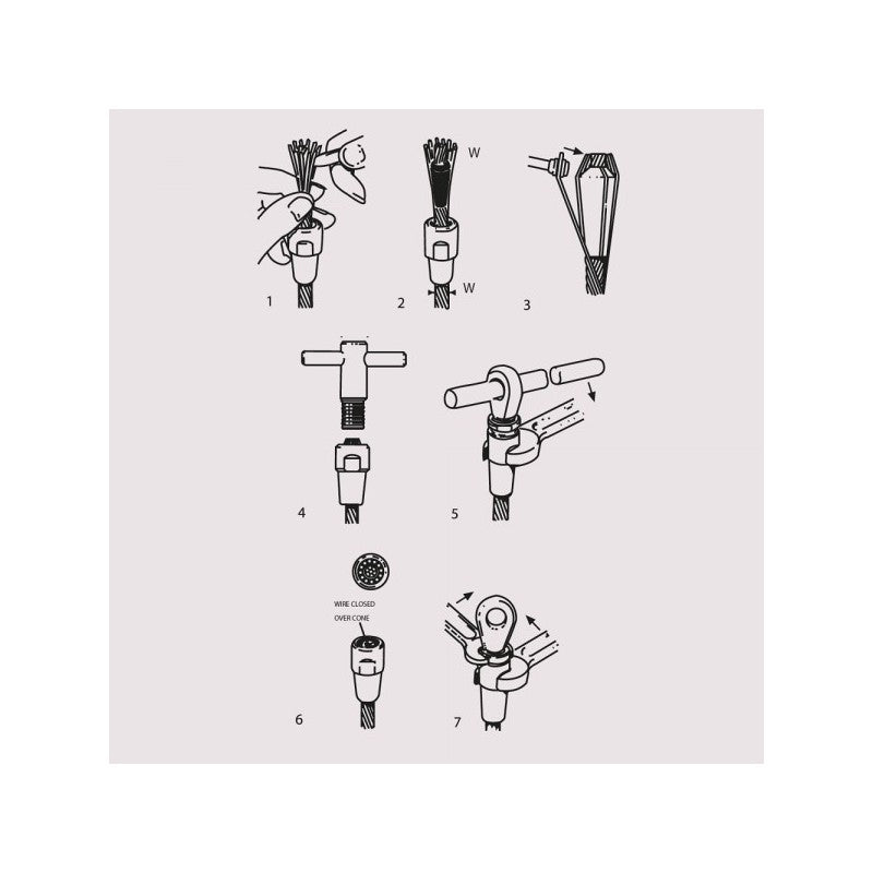 Mavi.Mare Tenditore Per Cavi Acciaio Rapido Diametro mm 3 104.06 FF