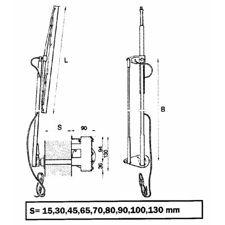 Ancor Motore Tergicristallo W 600 24 V 469/45