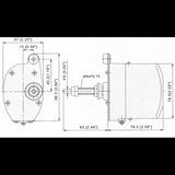 FNI Tergicristallo Inox 12 Volt 10140.1112