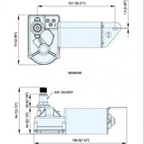 FNI Tergicristallo 12 Volt 10160B-12 (2 POLLICE SHAFT)