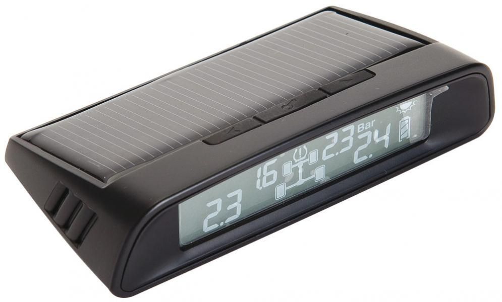 Kit Steelmate de 4 sensores de presión de neumáticos con energía solar de 0 a 3,5 bar