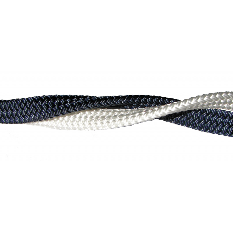 Cavalieri Flat White Braid Diámetro 10 mm Mt100 673 BLANCO SIN MARCA