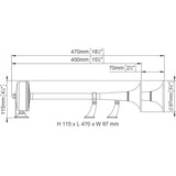 Marco Tromba Nautica Doppio Cornetto 12 Volt 132 061 12