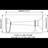 Marco Tromba Cromata 24 V 12/20Mt 150 002 13