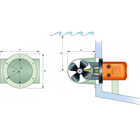 Quick Tunnel Di Poppa Per Btq-140 STERN 140