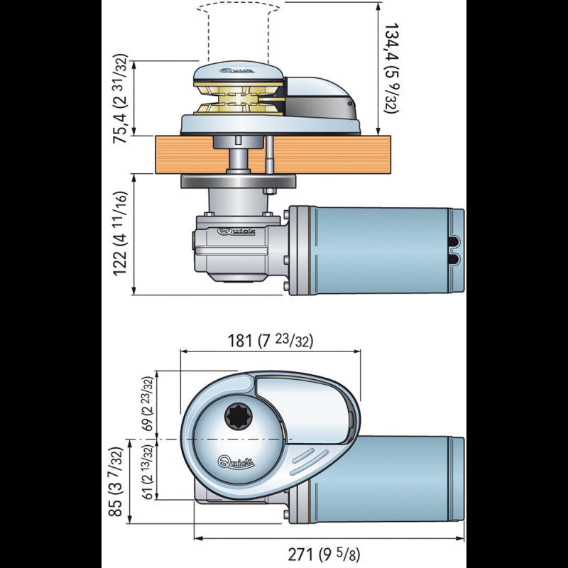 Quick Salpa Ancora Verticali Dp1 Serratura Campana 500W 12 Volt B.6 FSDP10512006B00