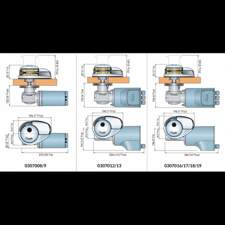 Quick Salpa Ancora Verticale Dp2 con Campana 700W 12 Volt B.6 FSDP20712D06A00