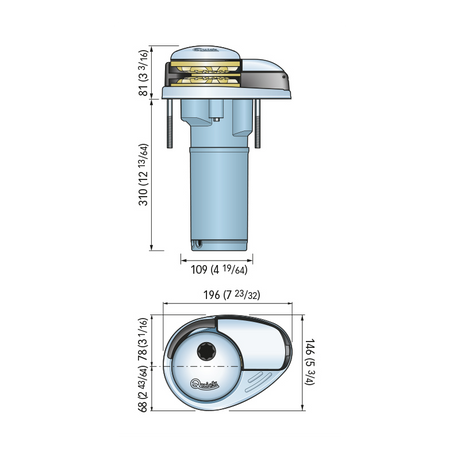 Quick Salpa Ancora Verticali Dp2L 770 12 Volt 350W B.6 FSDP2L060006A00