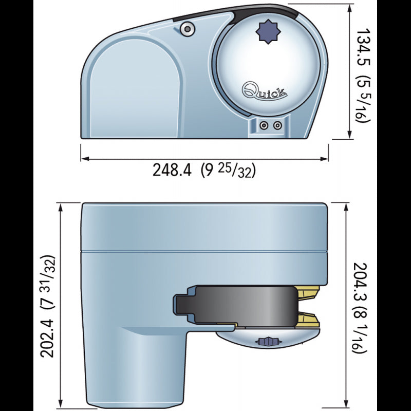Quick Salpa Ancora Gp2 Genius 500W 12 Volt B.6 FSGP21500006A00