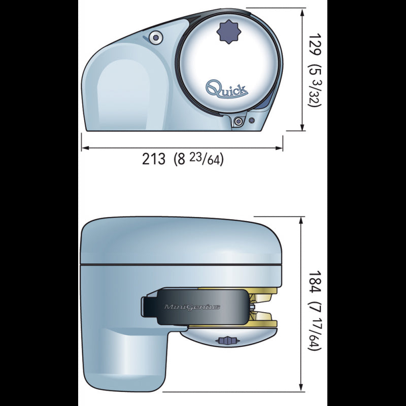Quick Salpa Ancora Minigenius Ff 250W 12 Volt B.6 FSGM0250F006A00