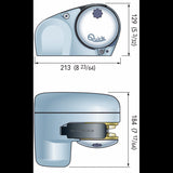 Quick Windlass On-Deck Minigenius 150W 12 Volt B.6 FSGM01500006A00