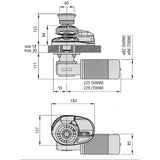 Lofrans X1 500W 12 Volt Basso Profilo mm 6 472880
