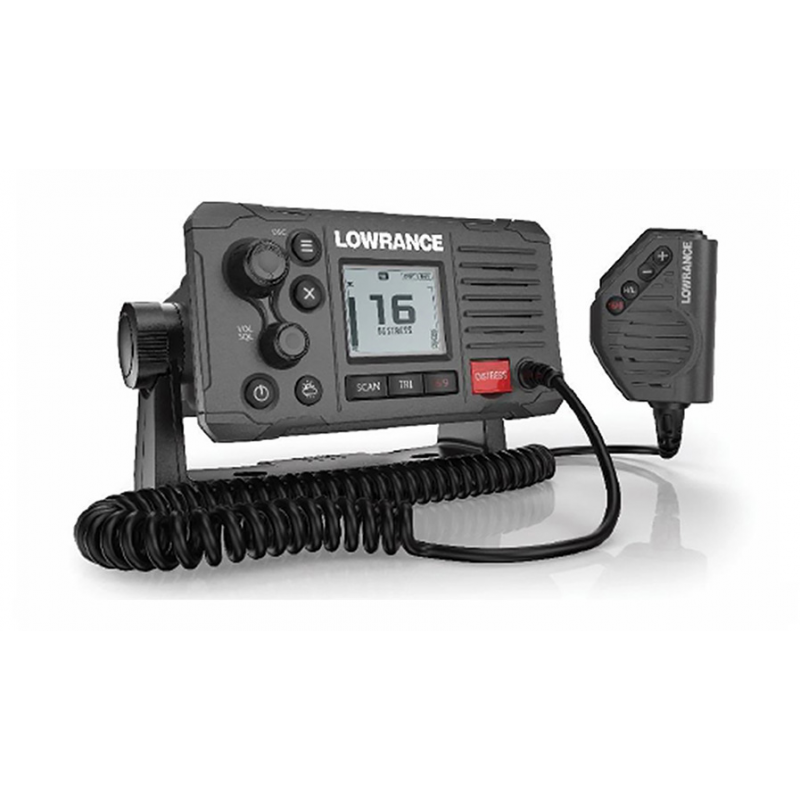 VHF Link-6S DSC Schwarz mit Lowrance GPS