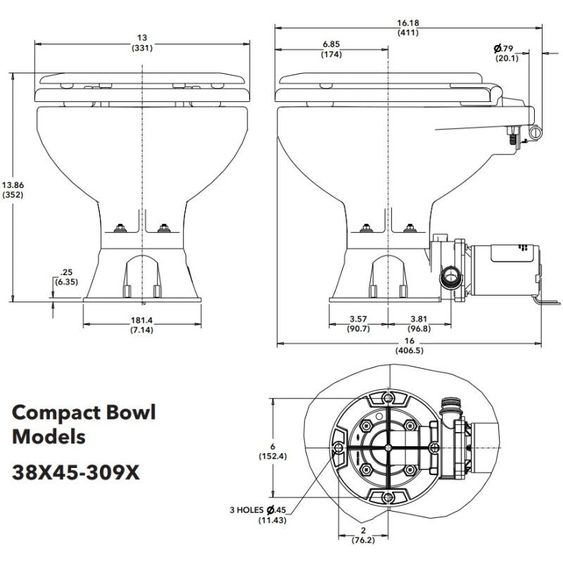 Wc Quiet Flush E2 Compact
