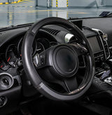 Cora Perfect Fit Steering Wheel Cover Carbon Look/Grey