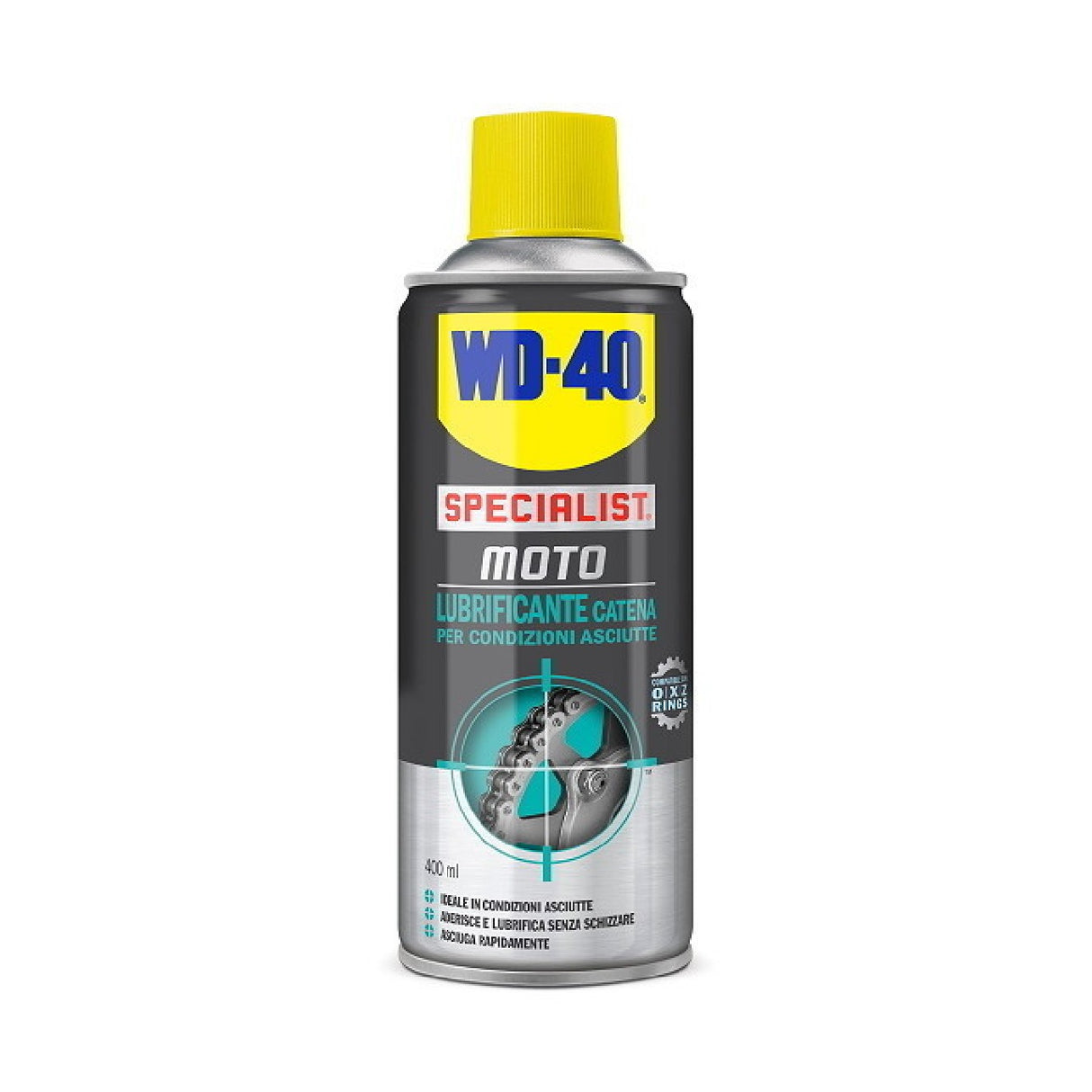 WD-40 Grasso lubrificante catena moto condizioni asciutte 400 ml