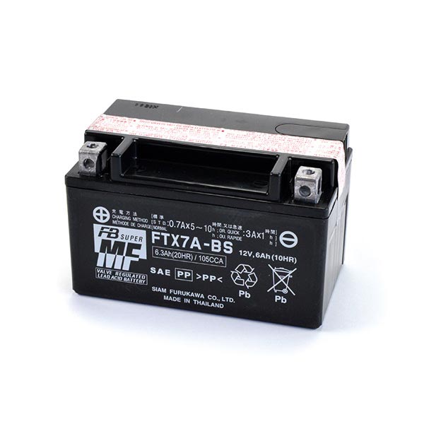 Batteria Moto Furukawa FTX7A-BS 12V/6,0Ah (Sigillata Con Acido A Corredo)