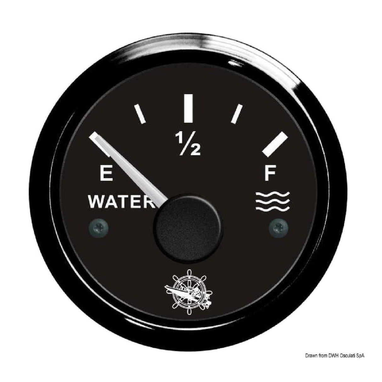 Osculati Indicatore livello acqua 240/33 ohm nero/nera