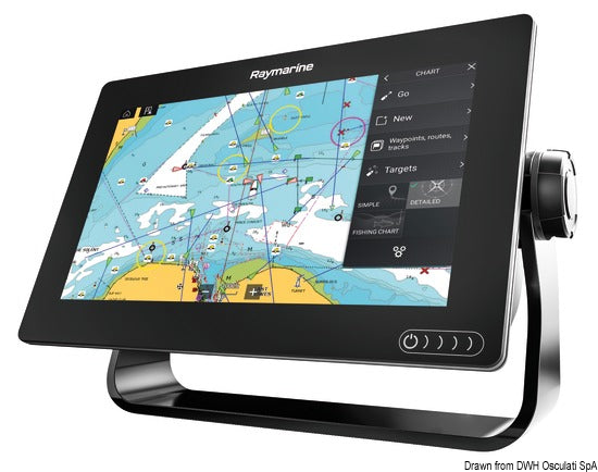 Raymarine Display multifunzione touch Axiom 9RV con cartografia