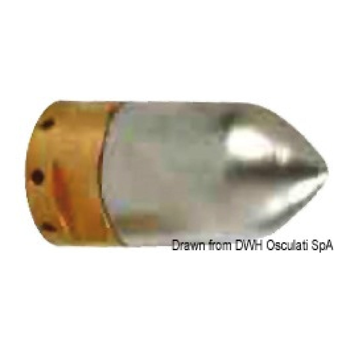 Osculati Anodo Ogiva asse mm 35