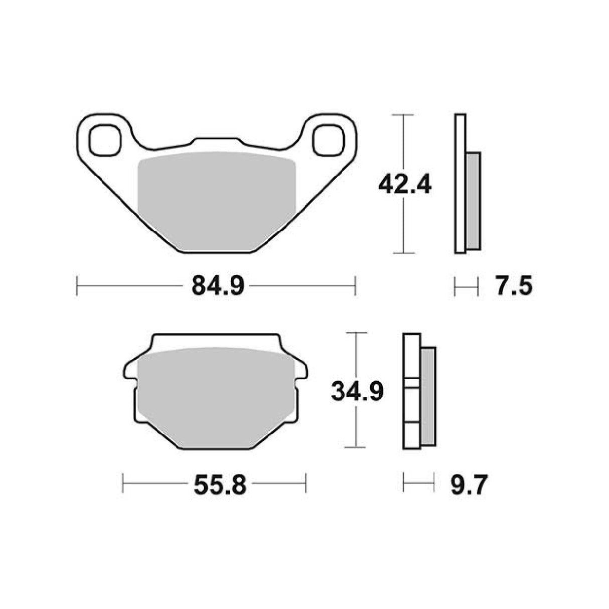 WRP Pastiglie Freno WG-7284-F6