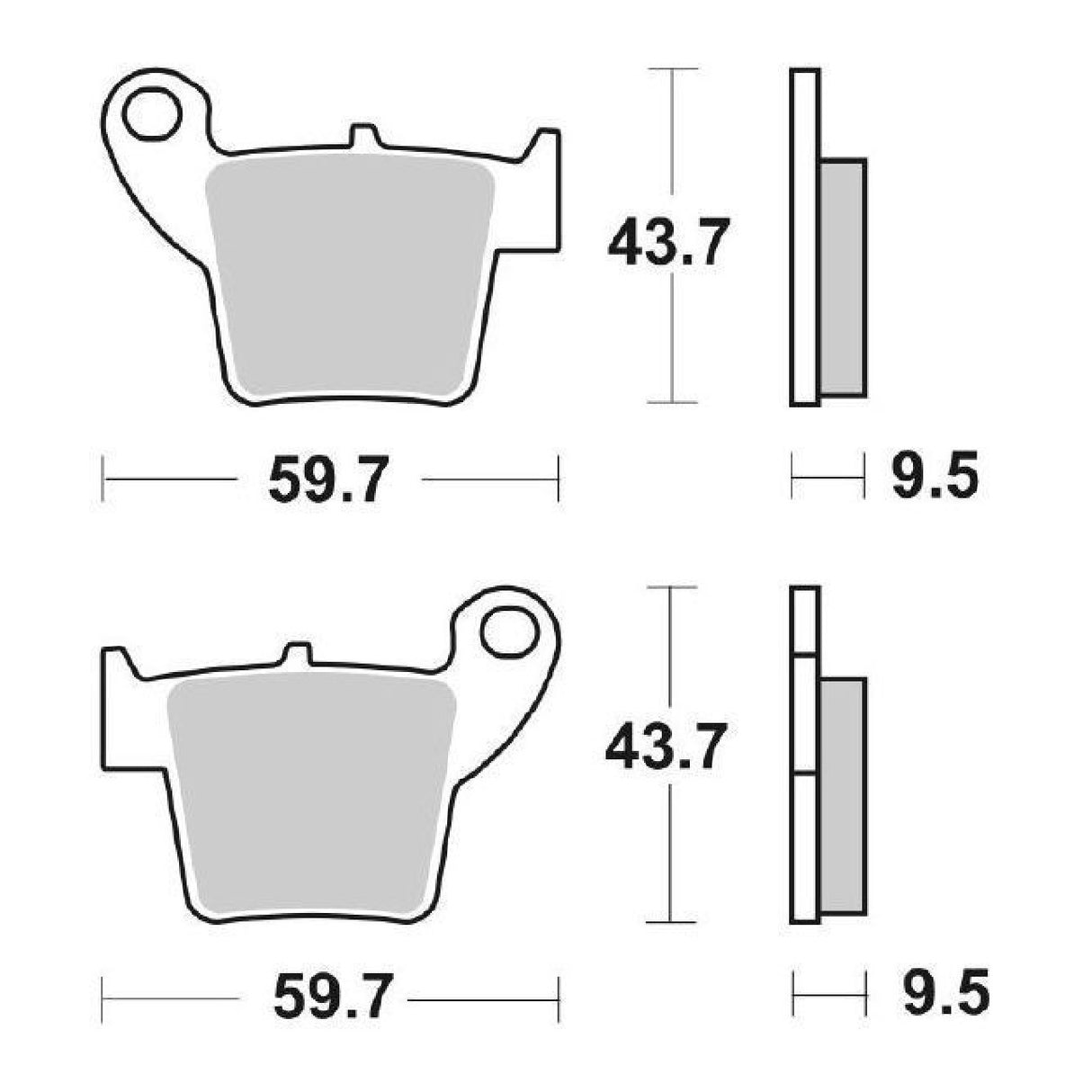 WRP Pastiglie Freno WG-7377-F6