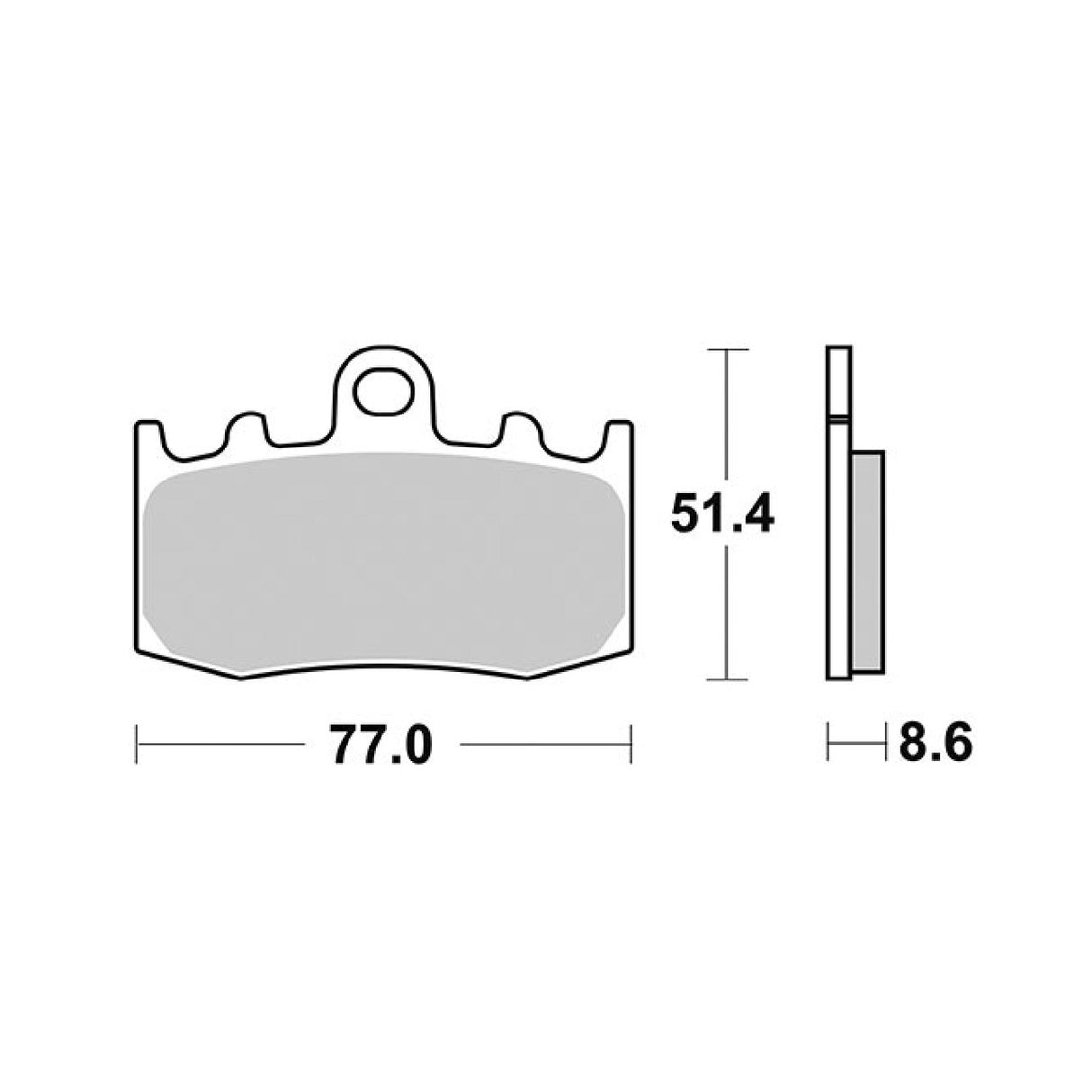 SBS 796SP Pastiglie freno anteriori BMW R RT (R22) 850 CC 02/06