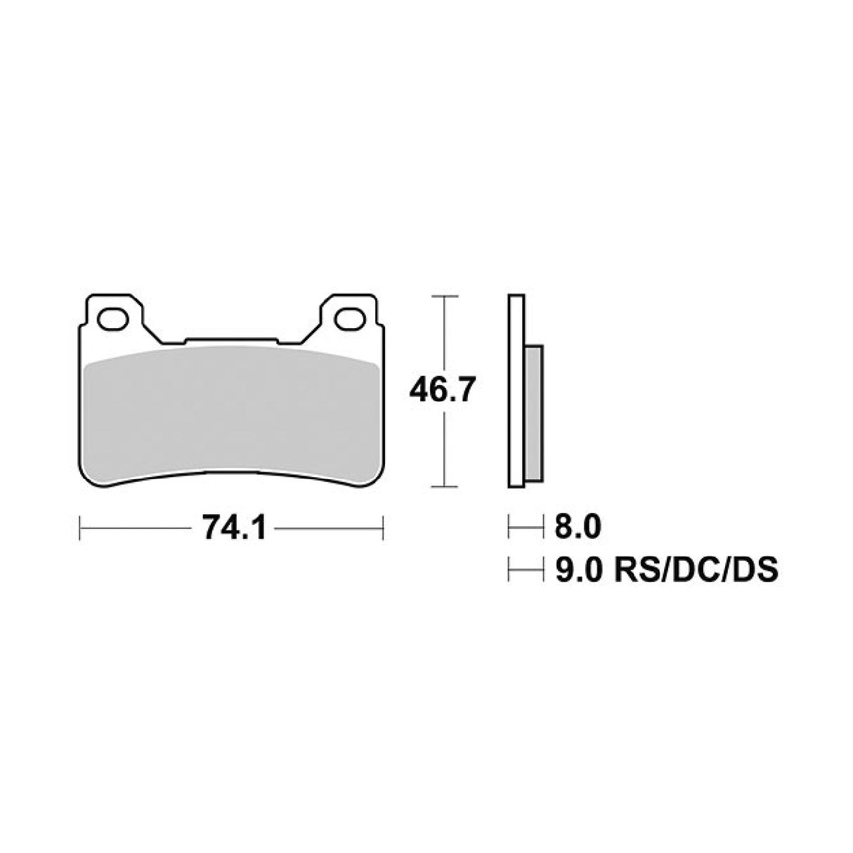 SBS 809SP Pastiglie freno anteriori HONDA CBR RR (PC37A) 600 CC 05/06