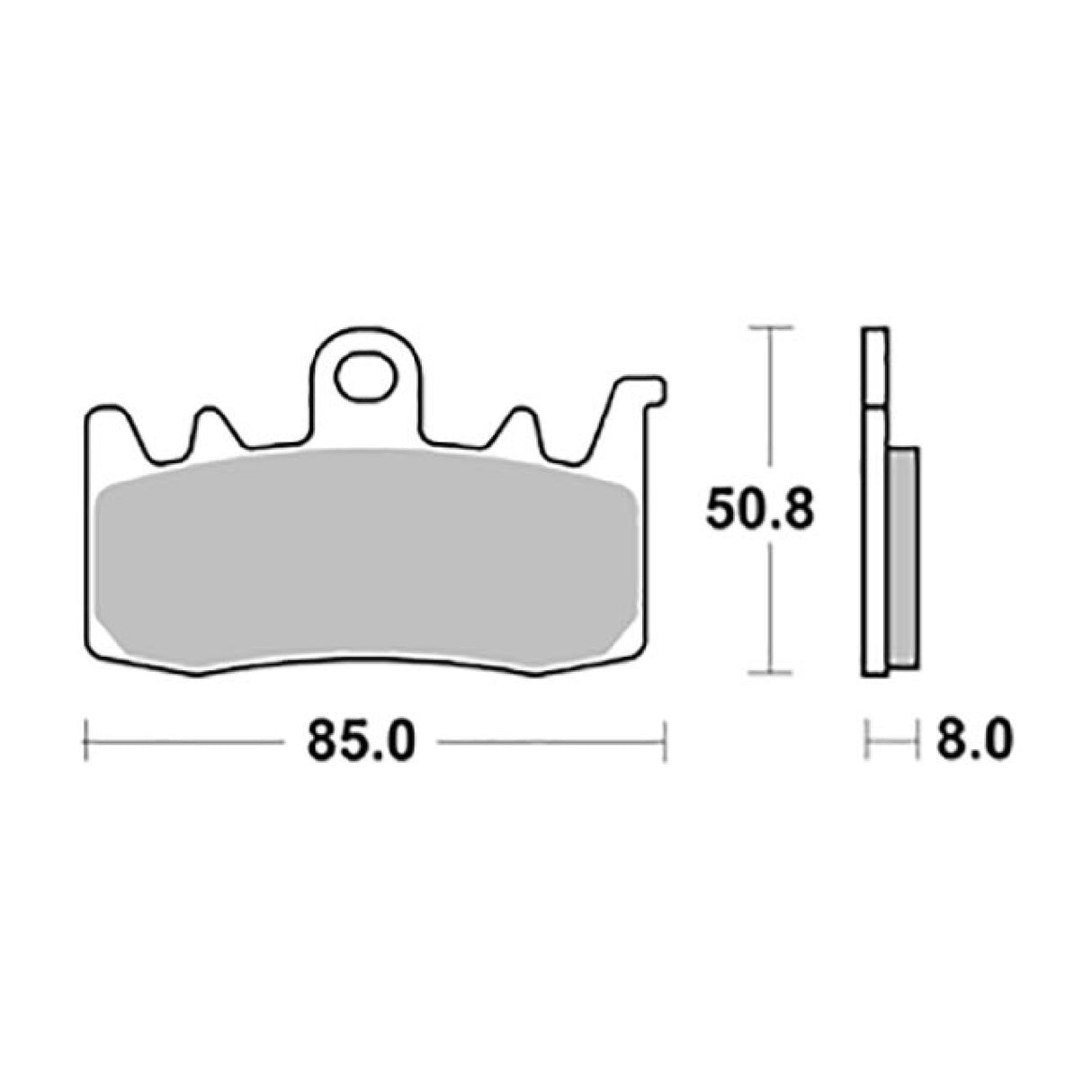 SBS 900SP Pastiglie freno anteriori APRILIA Tuono V4 Factory 1100 15/16