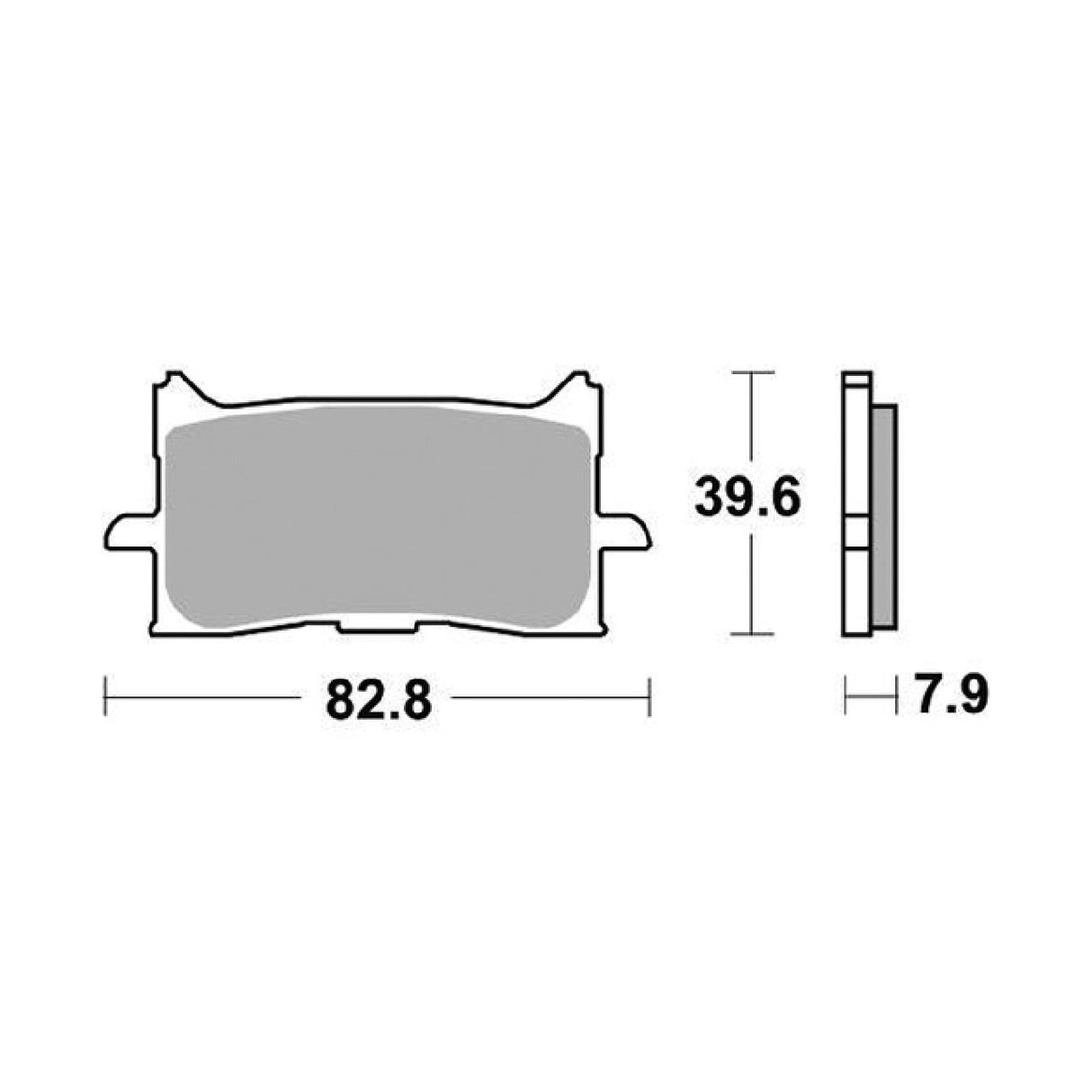 SBS 940HS Pastiglie freno anteriori HONDA CB R Neo Sports Caf? ABS 125 18/19