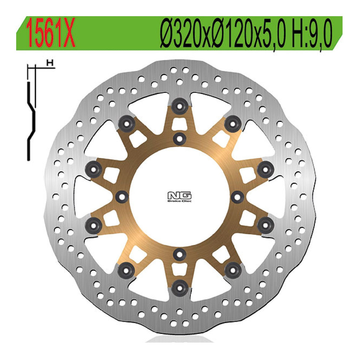 NG 1561X Disco Freno HUSQVARNA SM R 400 CC 02