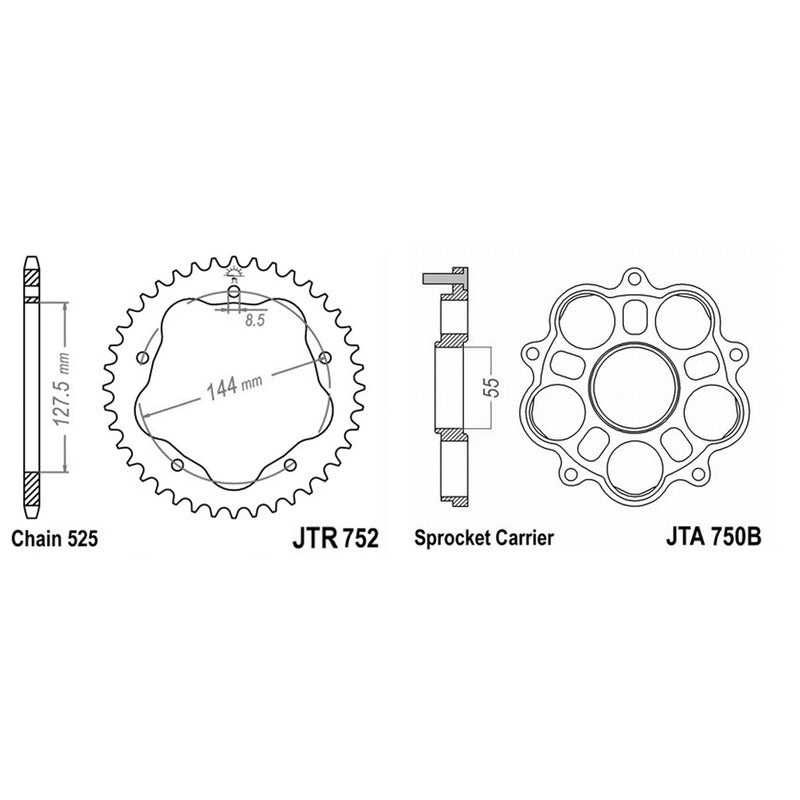 Jt Kit Corona+Parastrappi Ducati 916/996/998