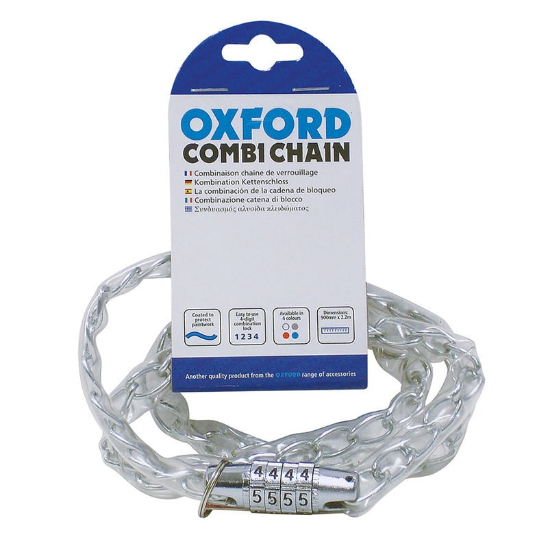 Oxford Catena con Lucchetto A Combinazione Clear