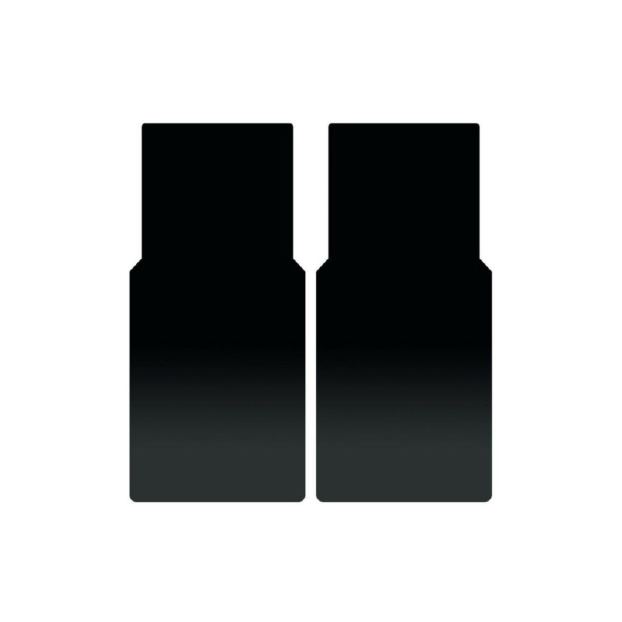 Pair of approved mud flaps for trucks - 50 cm