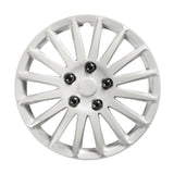 Copricerchi auto 4 pz verniciati speciali C-071, X-Treme Ø 15" Bianco opaco