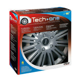 Pilot Copricerchi auto 4 pz - verniciati Tech-One Discovery Silver - Ø 16"