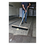 Industrial beech wood brush lamp - 40 cm