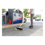 Industrial beech wood brush lamp - 40 cm