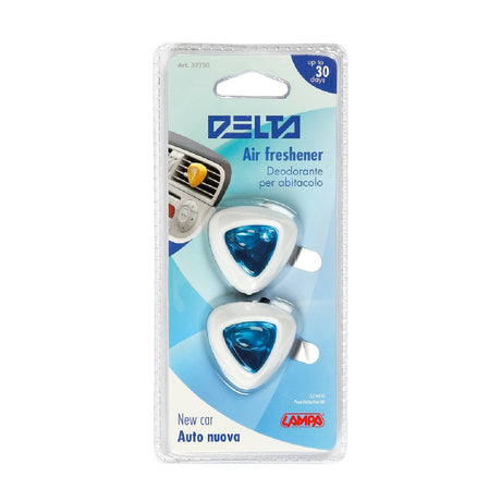 Lampa Delta, pair of mini air fresheners for the cabin - 2x2.5 ml - New car