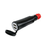 Lampa Caricabatteria 2 porte Usb - 2500 mA - 12/24V 8975