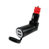 Lamp Charger 2 USB ports - 2500 mA - 12/24V 8975