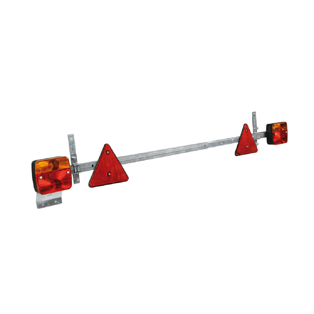 Lampa Barra estensibile in metallo per segnaletica posteriore, 12V - 100>160 cm