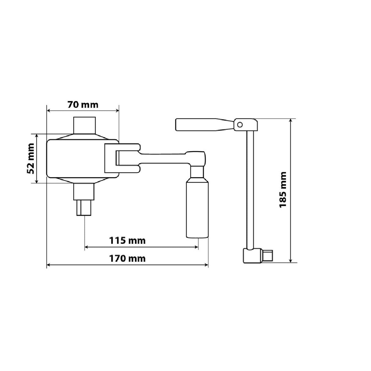 Lampa Kraftverstärker für Radbolzen, Pkw und Transporter