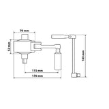 Lampa Kraftverstärker für Radbolzen, Pkw und Transporter