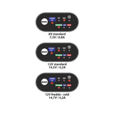 Amperomatische Lampe, intelligentes Ladegerät, 6/12 V – 0,8/4,2 A